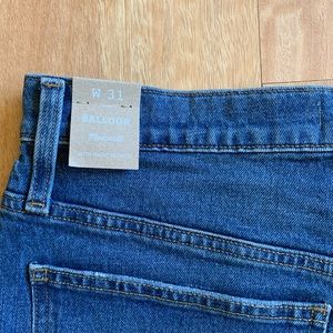 Madewell Balloon Jeans in Ellisboro Wash, NWT